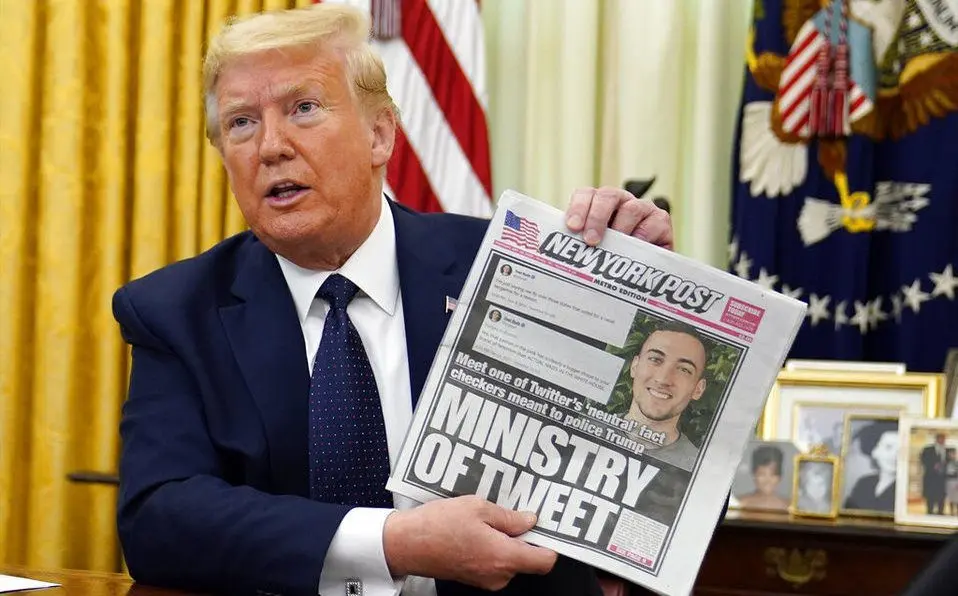 Trump firma orden contra redes sociales por censurar su contenido