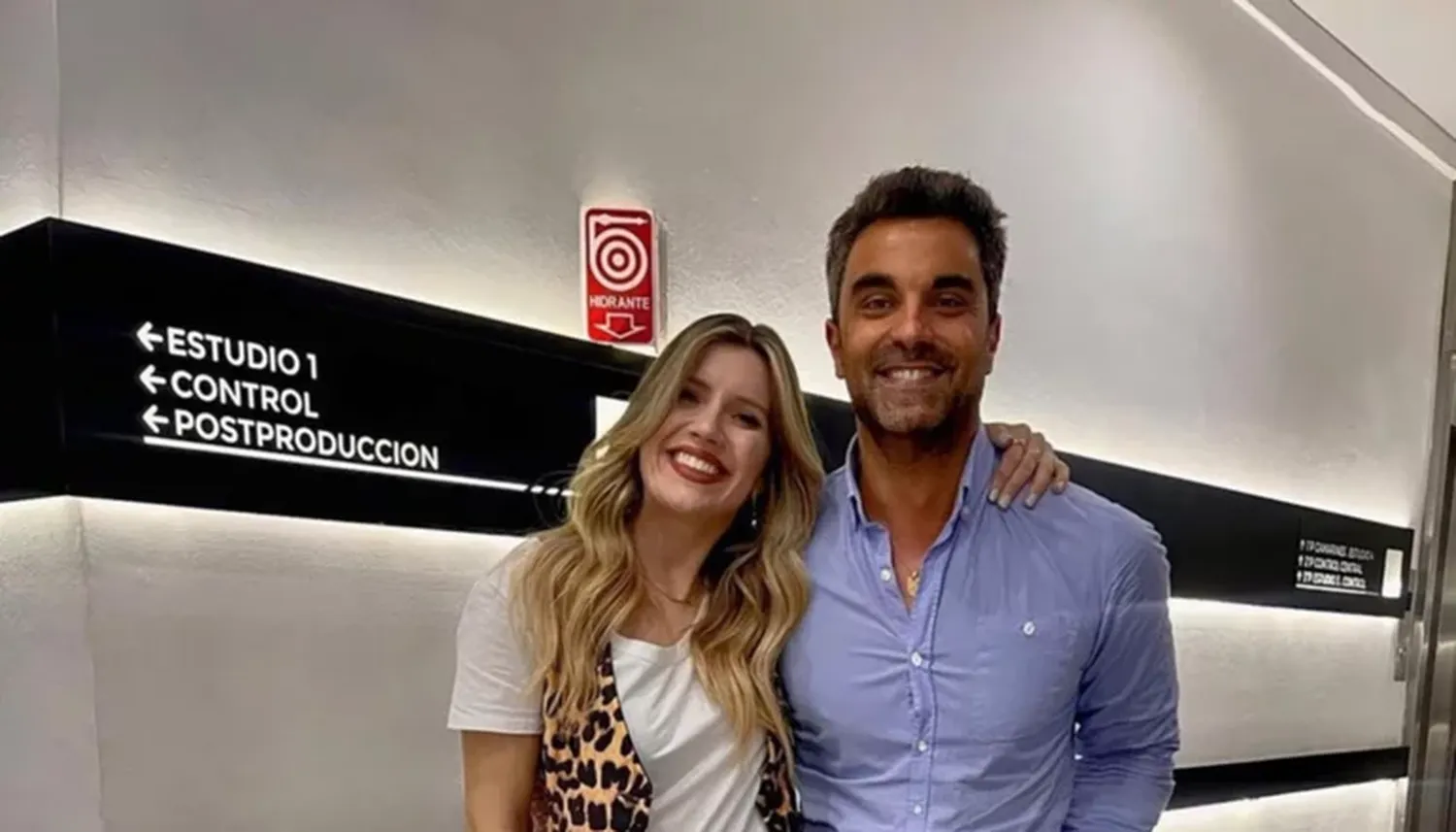 Laurita Fernández y su novio Peluca