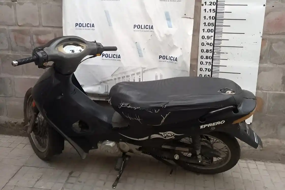 La moto fue identificada como la utilizada para cometer el delito.