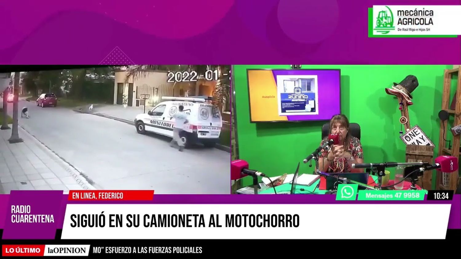 Motochorro del video viral: habló el conductor de la camioneta que vio todo y lo persiguió