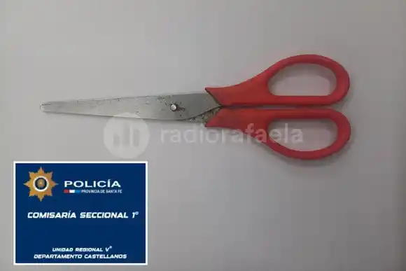 Ingresó a una casa en el centro de la ciudad y amenazó al dueño con una tijera