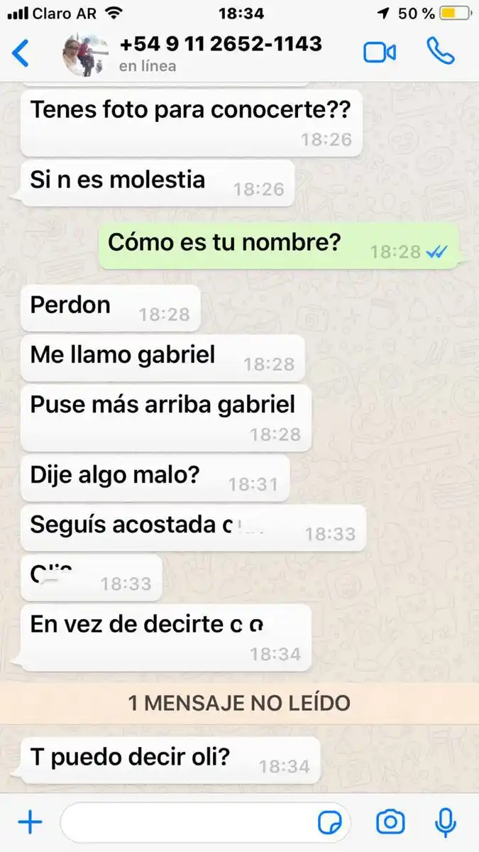 Una menor pidió helado y el delivery la comenzó a acosar por WhatsApp