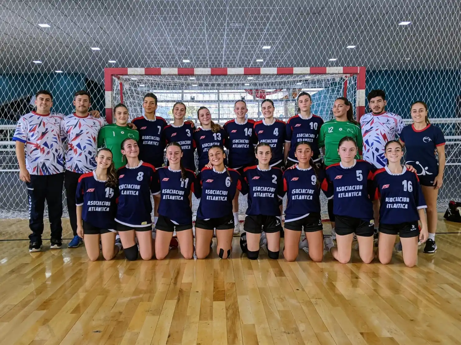 FOTO ASABAL La formación femenina de Atlántica.