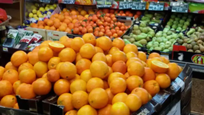 La importación de alimentos y bebidas registró un crecimiento del 25%