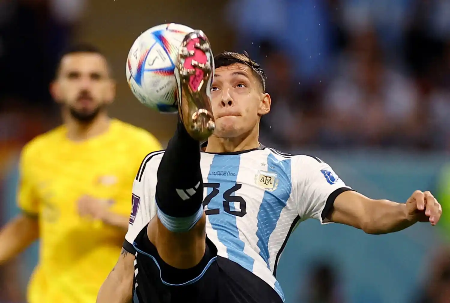 Molina jugó su tercer partido como titular en la Copa del Mundo.