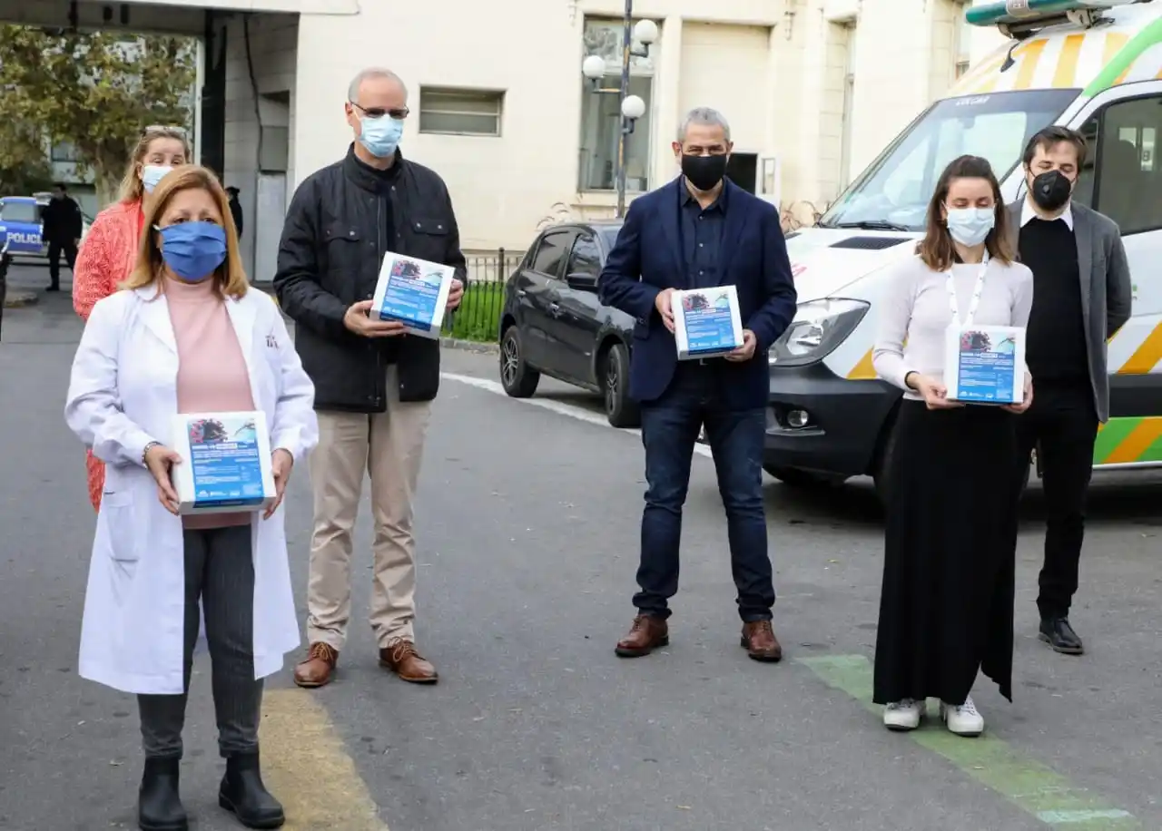 Avellaneda: Presentaron los nuevos test de diagnóstico rápido del COVID-19 en el Hospital Fiorito