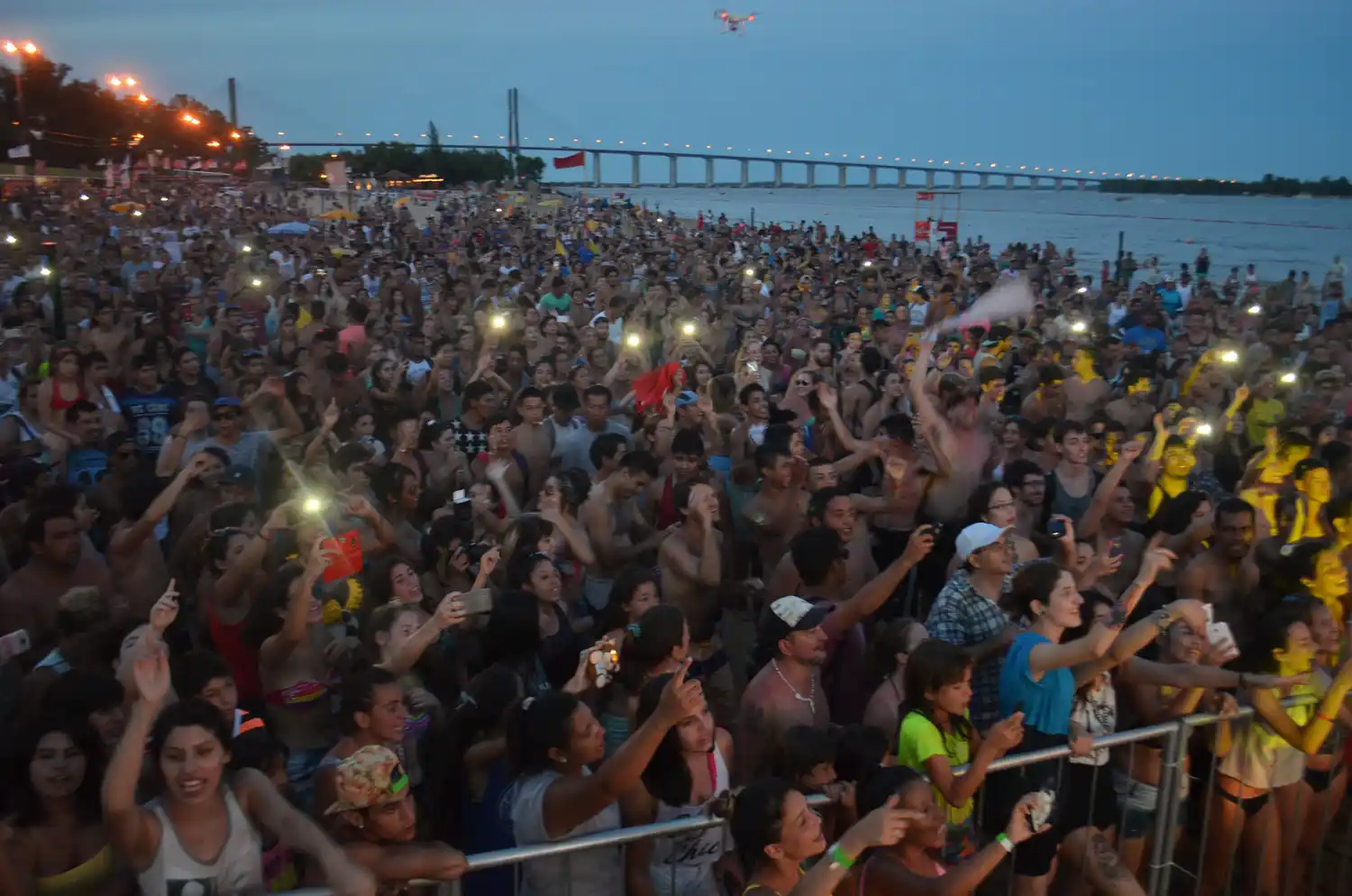 Récord de asistencia en el balneario La Florida