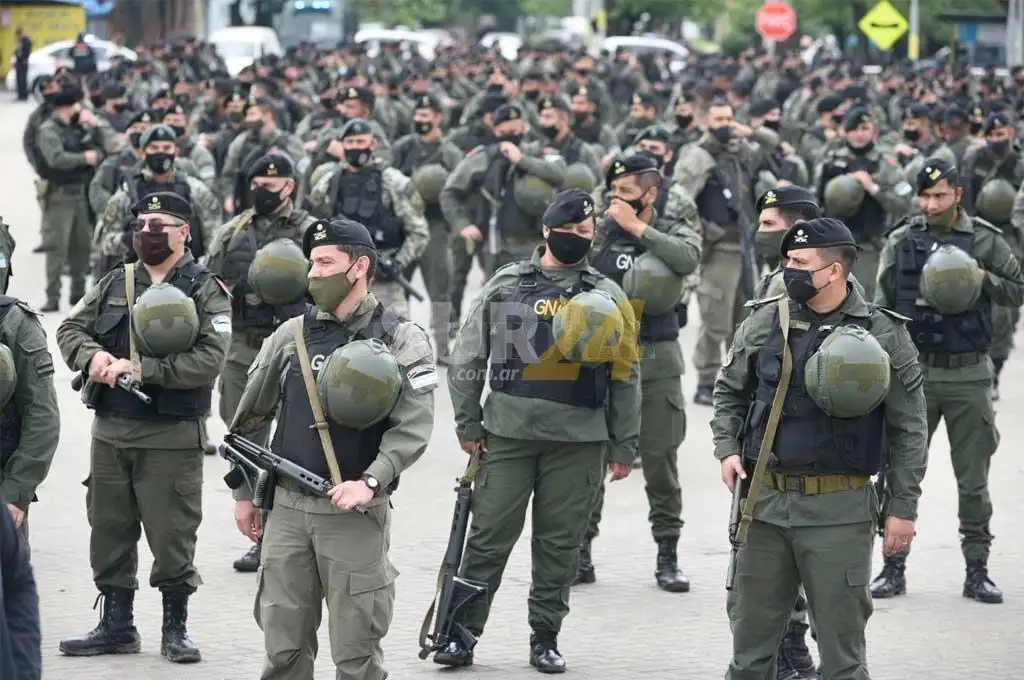 Llegaron los 575 gendarmes a Santa Fe para combatir al narcotráfico