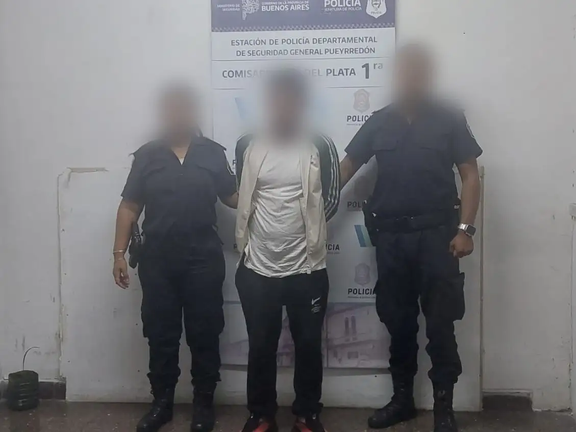 El hombre fue detenido en una vivienda de Santa Cruz al 6500.