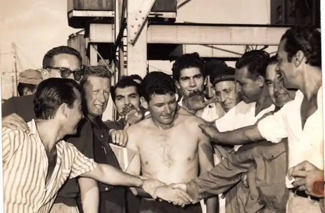 Efemérides: Se cumplen 54 años del cruce del sampedrino Agenor Almada al río de La Plata