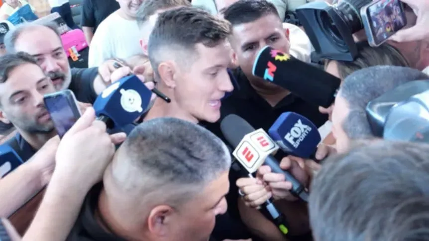 Ander Herrera ya está en la Argentina.