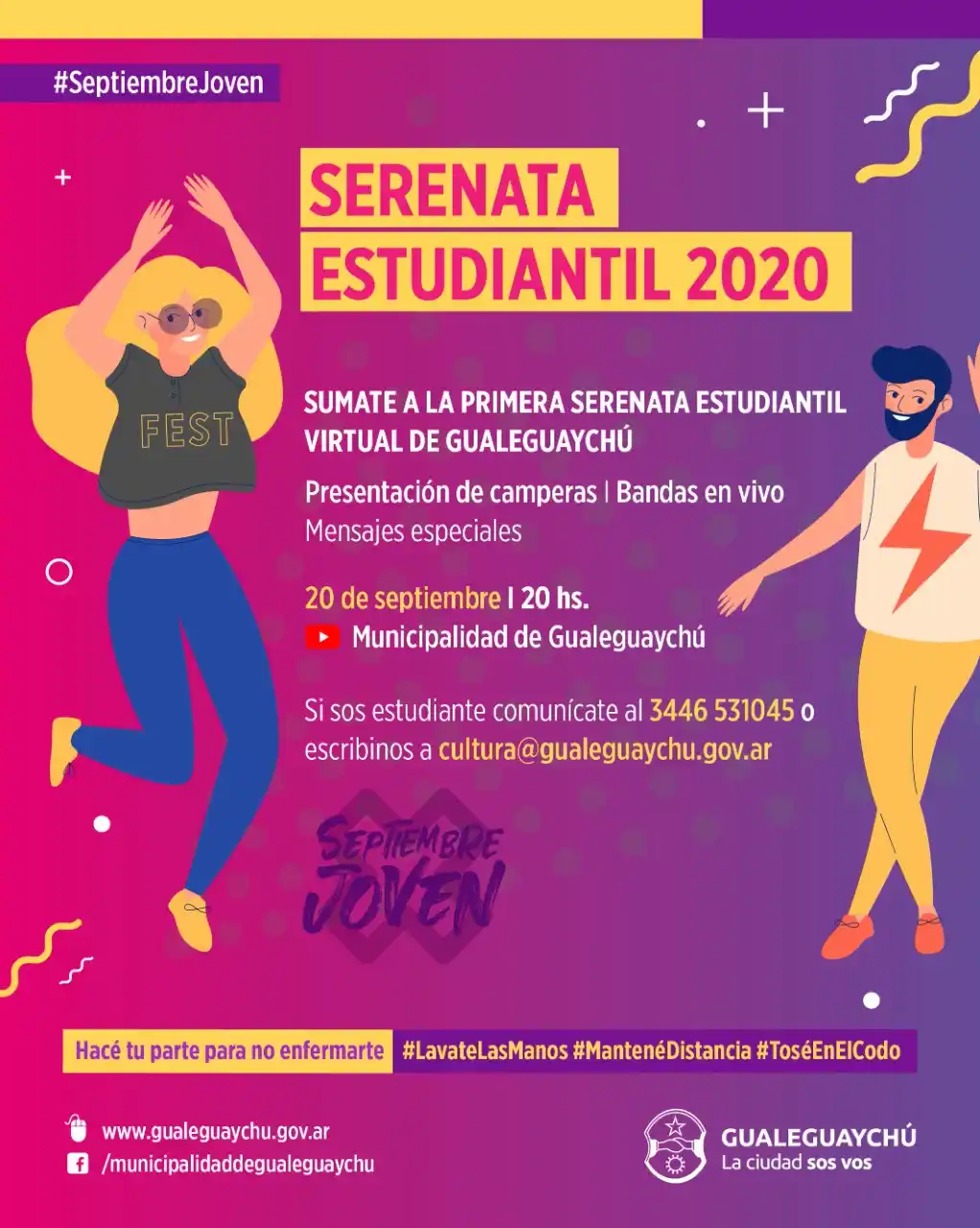 Se está desarrollando la primera Serenata Estudiantil Virtual