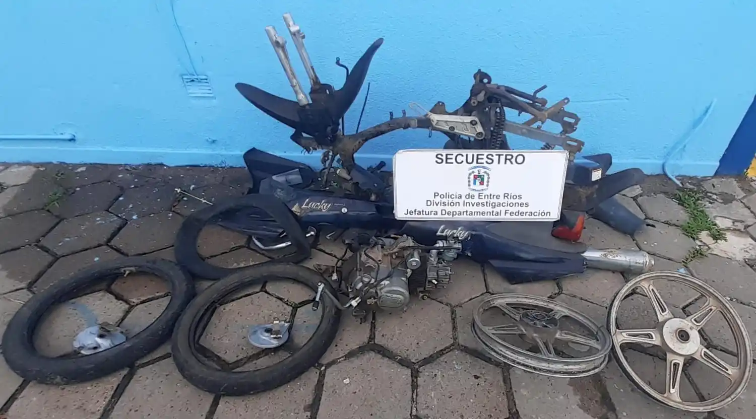 Operativo policial desarticula banda de desarme de motos