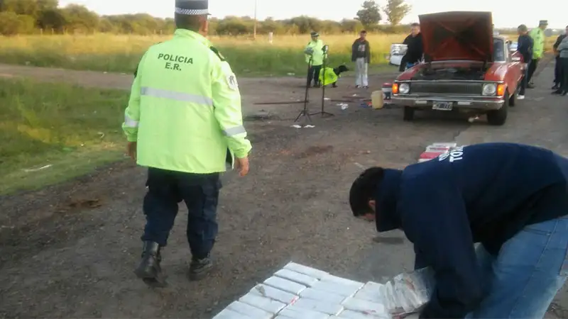 Vuelven a encontrar droga en las rutas entrerrianas