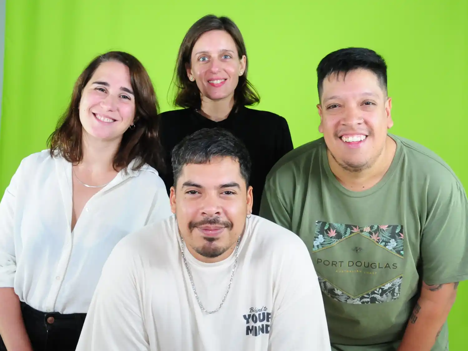 Manu González Acosta, Martín Rosito, Amalia Goñi y Marisol Córdoba