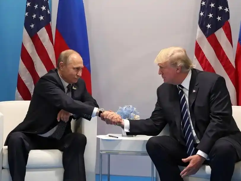 Donald Trump y Vladímir Putin en una imagen de archivo.
