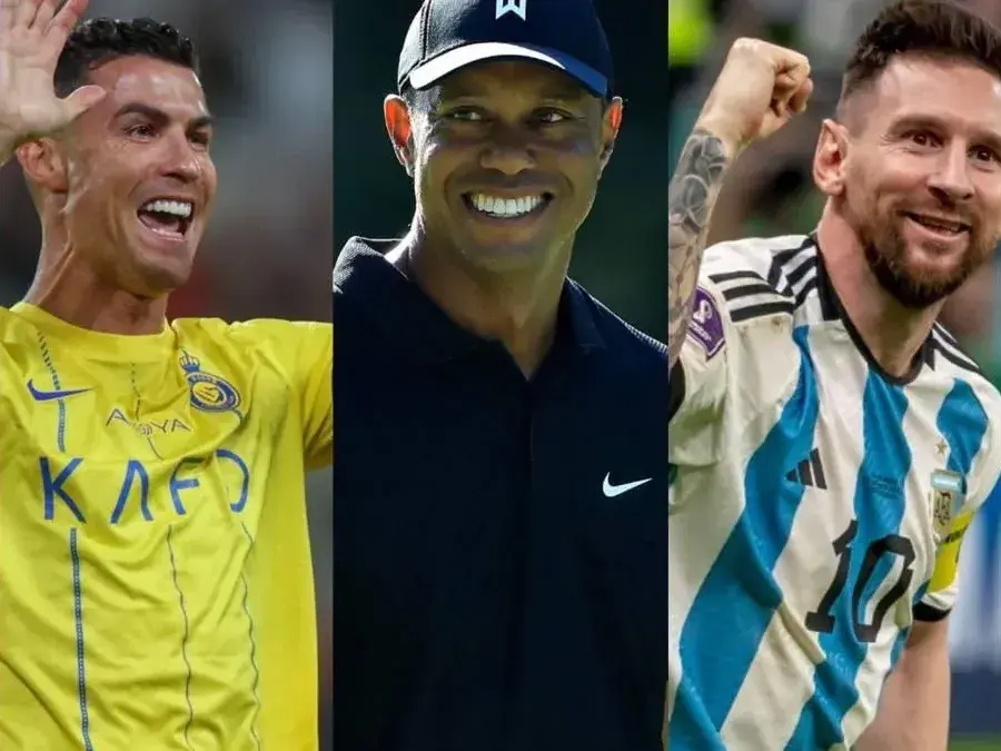 CR7, Tiger Woods y Leo Messi, los deportistas que más dinero han ganado.