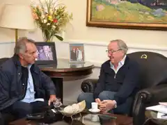 Scioli pasó por Tandil, se reunió con Lunghi y resaltó el potencial turístico de la ciudad