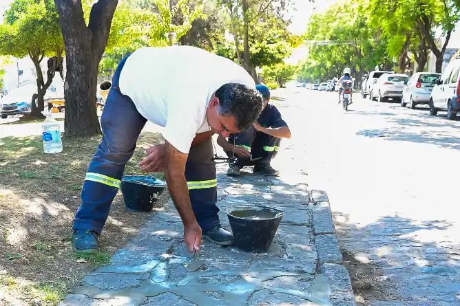 Obras de verano: Chascomús renueva los bulevares de Lastra y mejora la infraestructura de la Escuela Municipal N° 2