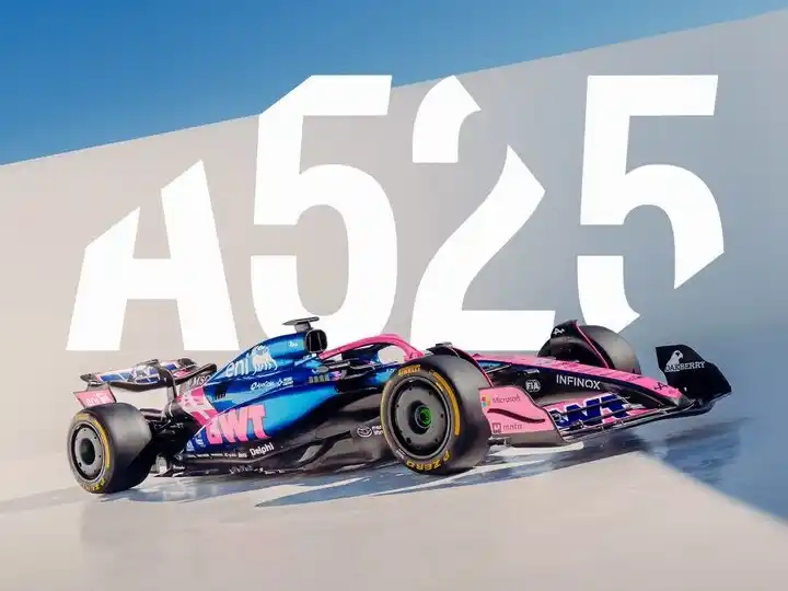 Alpine presente en el lanzamiento 2025 de los equipos de la F1.Foto: @AlpineF1Team