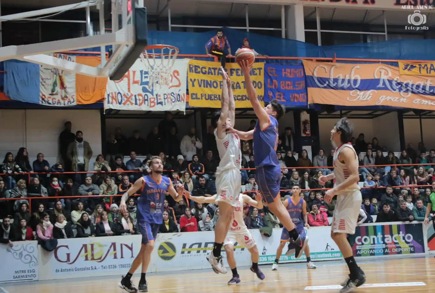 Federico Repetti acabó una gran temporada con Regatas de San Nicolás en la Liga Federal