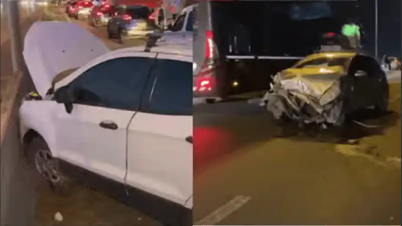 Dos choques se produjeron sobre avenida Circunvalación en pocos minutos y a metros de distancia