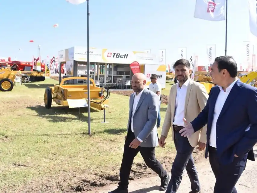 El ministro Puccini, conforme con el protagonismo santafesino en Expoagro 2025
