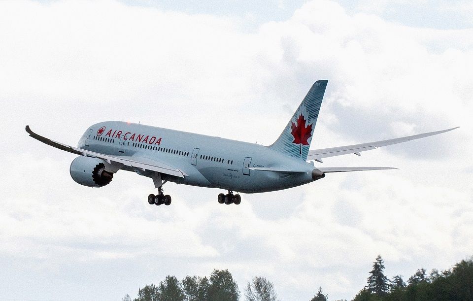 Air Canada recibió su primer Boeing 787