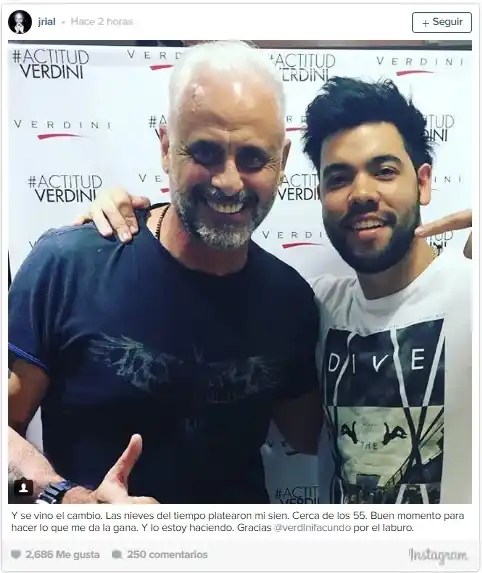 Jorge Rial metió cambio de look: "Buen momento para hacer lo que me da la gana"