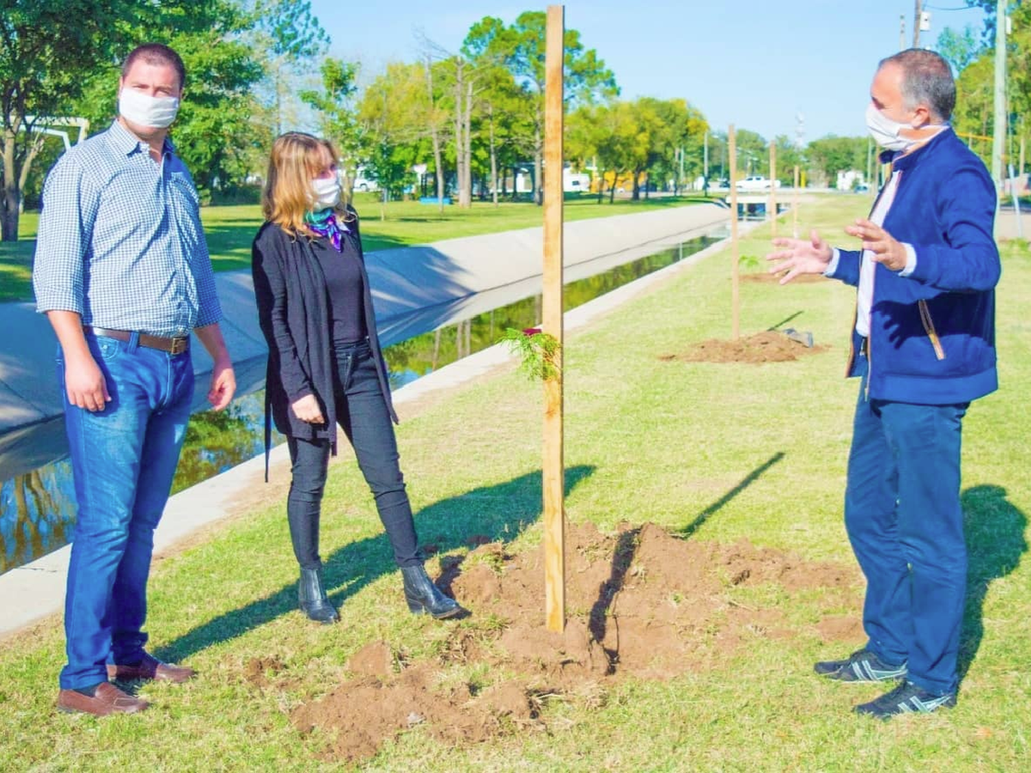 En San Justo, con cada bebé nace un árbol           