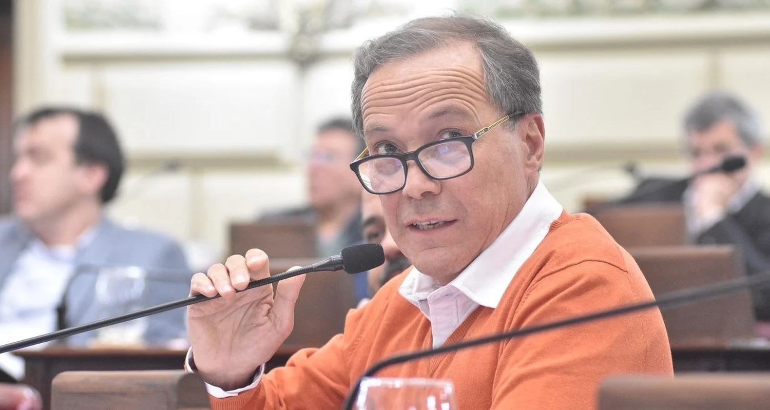 Rubén Giustiniani, diputado provincial por el Espacio “Igualdad". Crédito: Luis Cetraro