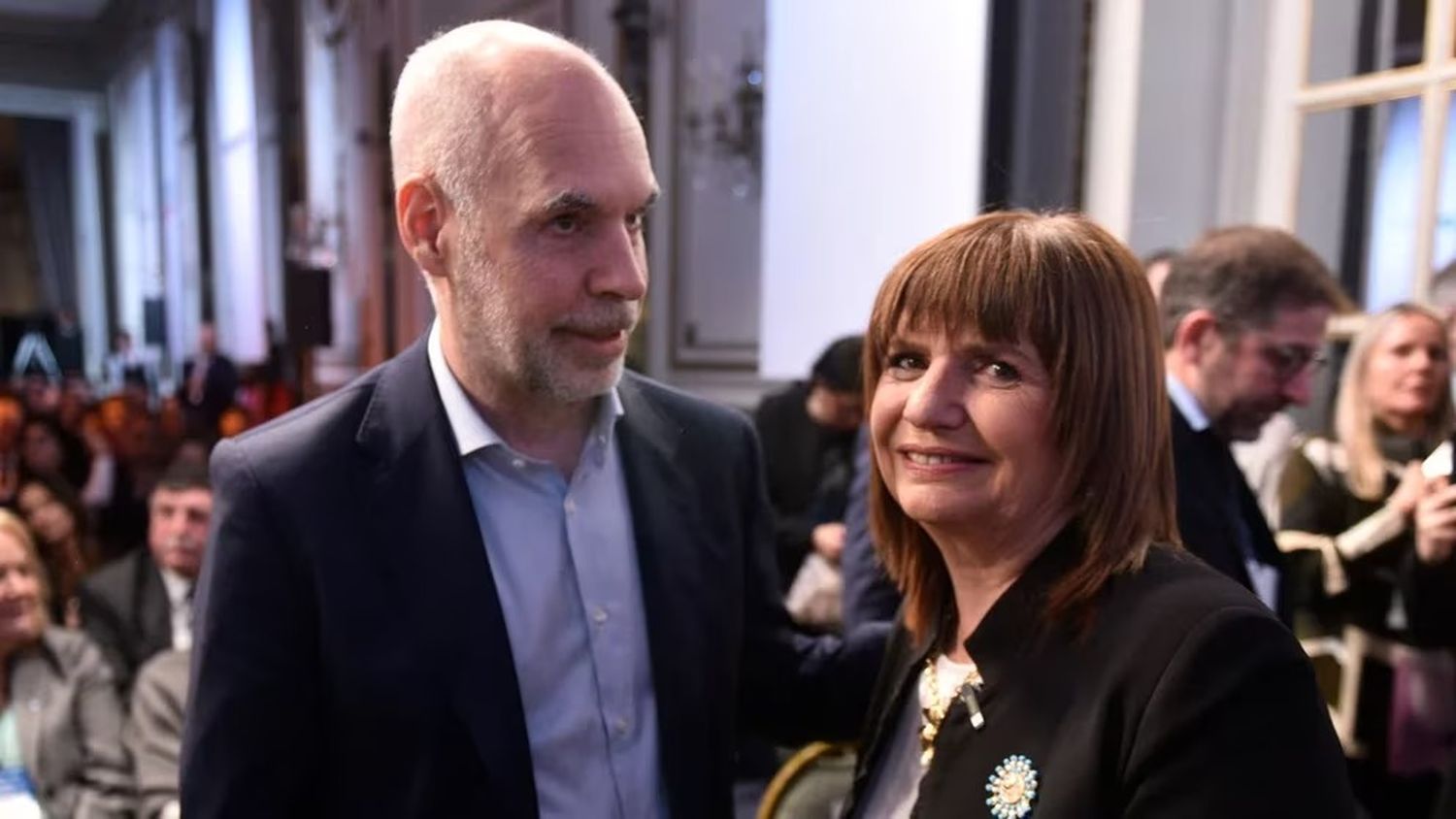 Patricia Bullrich anunció a Rodríguez Larreta como jefe de Gabinete de su eventual gobierno y cierra campaña en La Plata