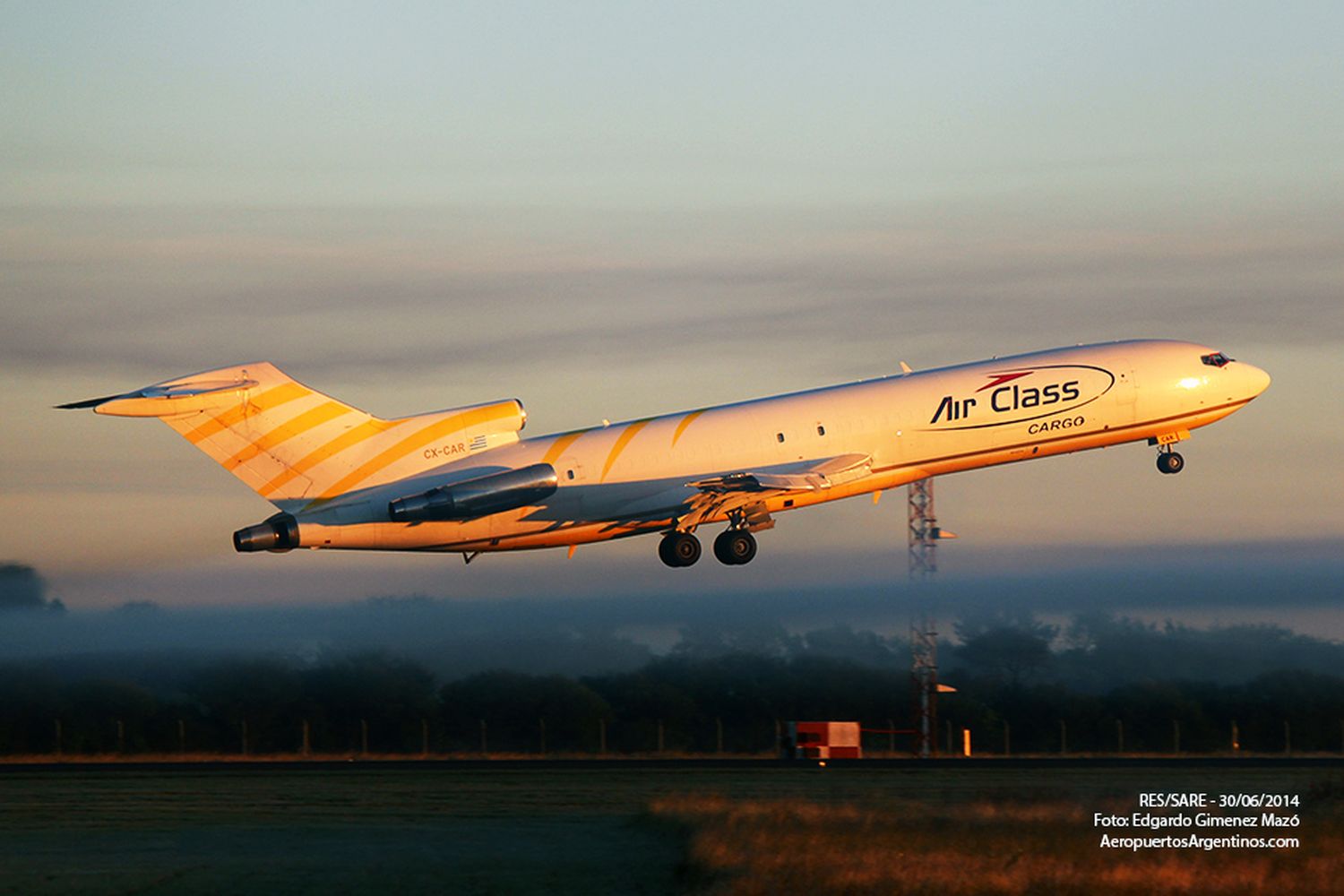 [Spotting] Boeing 727 CX-CAR de Air Class en Resistencia