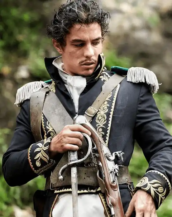 José Ramón Barreto en su interpretación de Bolívar durante su juventud. Foto: Instagram