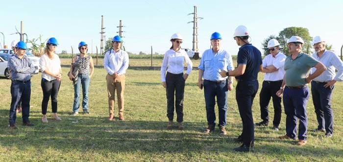 Funcionarios nacionales recorrieron  obras eléctricas estratégicas para  Entre Ríos