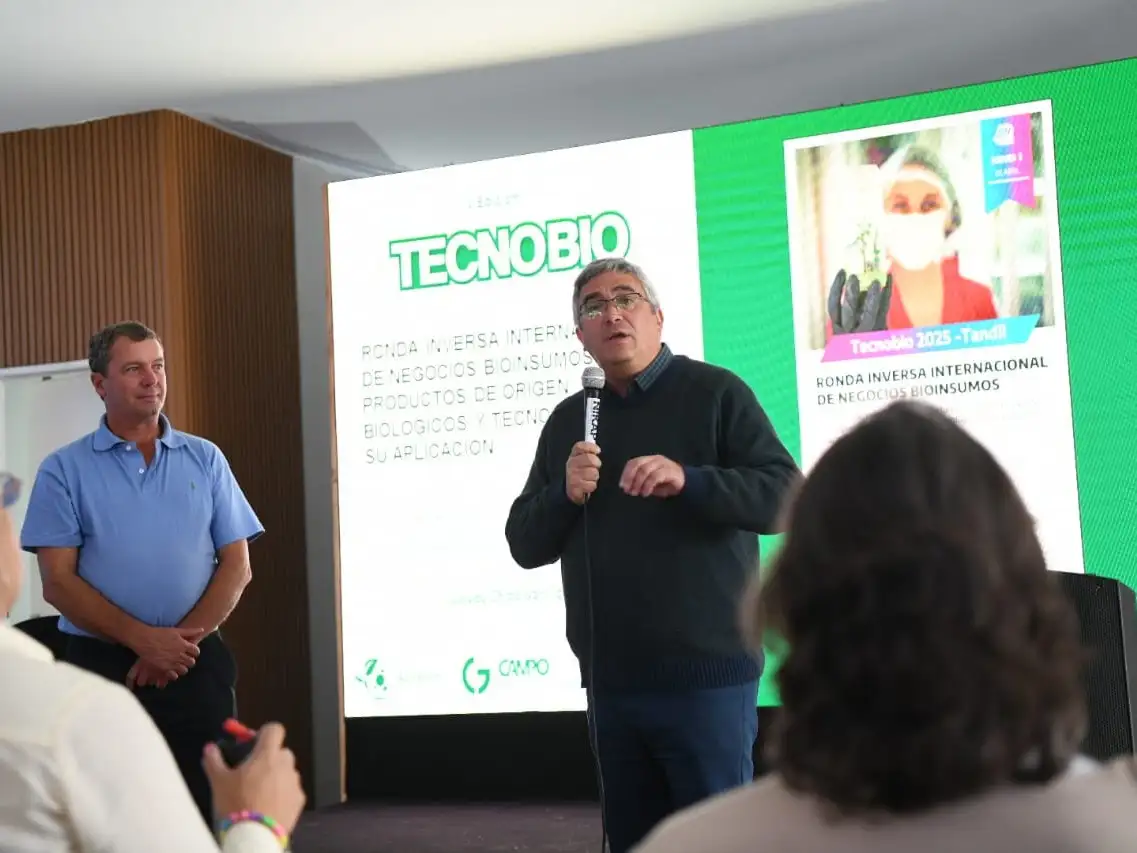 El ministro de Desarrollo Agrario de la provincia de Buenos Aires, Javier Rodríguez, anunció la cuarta edición de las Jornadas de Tecnología para el Agro y la Producción con Biológicos en Tandil.