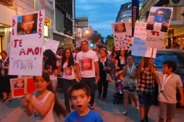 Nueva marcha por Franco desde la plaza San Martín
