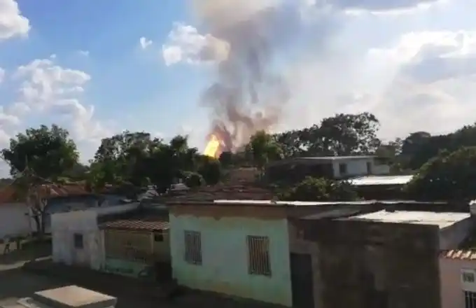 TEMOR EN MONAGAS: explosión en planta de gas alerta a la población