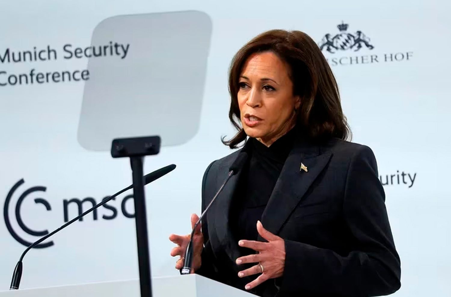 Kamala Harris dijo que Rusia cometió crímenes contra la humanidad en Ucrania