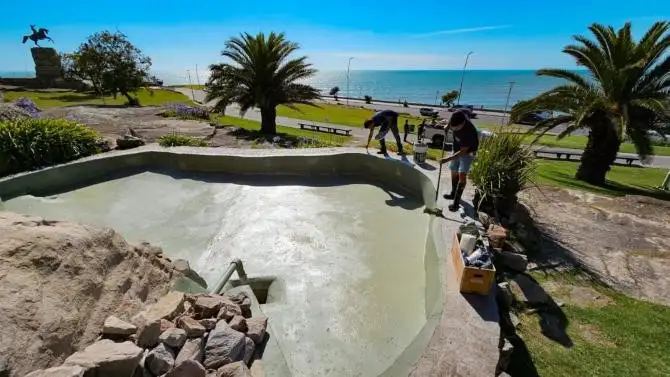 Entre otros asuntos, se avanza con la puesta en funcionamiento de la fuente ornamental.
