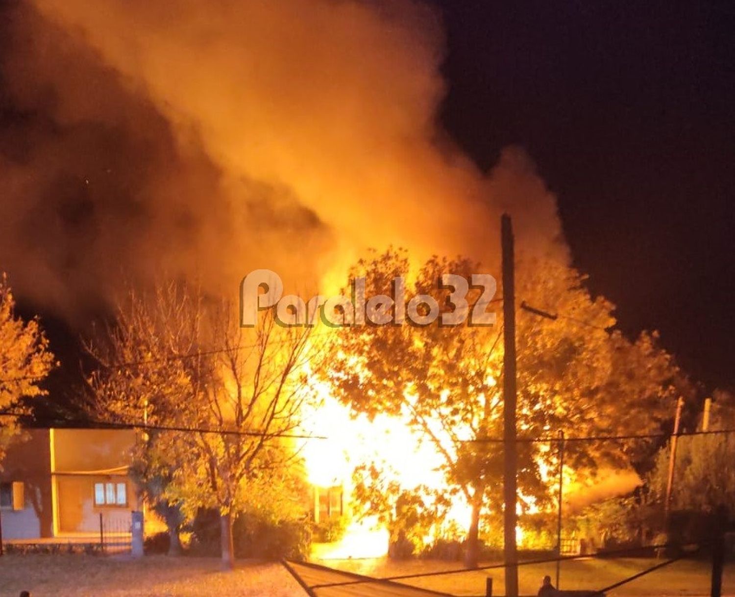 Incendio casa Crespo mayo 2024
