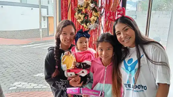 Fundación Yo te apoyo lleva alegría a niños migrantes en Ecuador: ENTREGARON JUGUETES