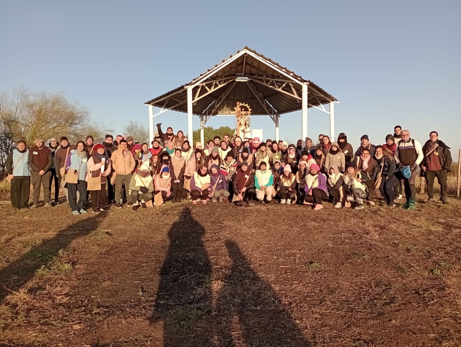 Comenzaron a peregrinar los devotos de la Virgen del Carmen