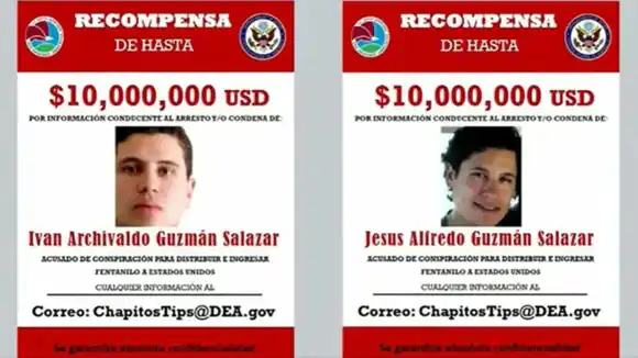 La jugosa recompensa que ofrece EE.UU. por «Los Chapitos»