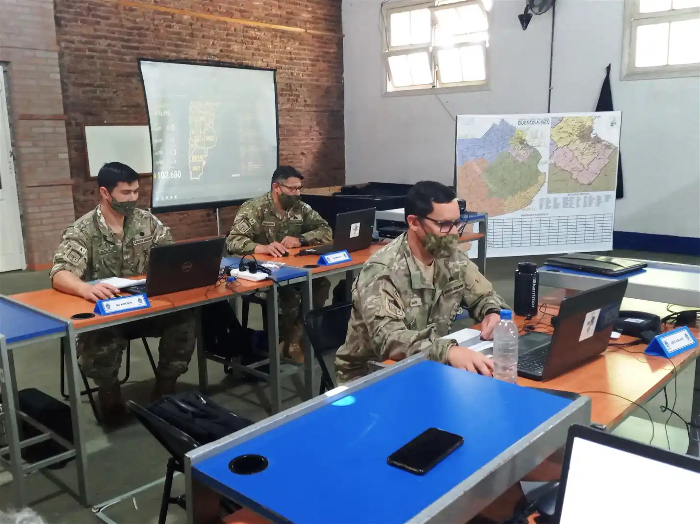 Personal del Ejército de Tandil participa del operativo electoral