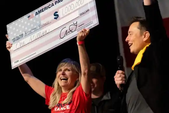 Elon Musk ofrece un millón de dólares diarios a votantes de Pensilvania