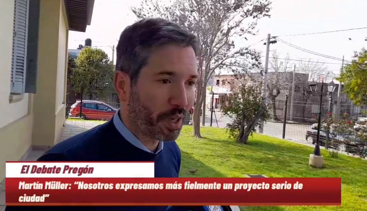 Martín Müller: “Nosotros expresamos más fielmente un proyecto serio de ciudad”