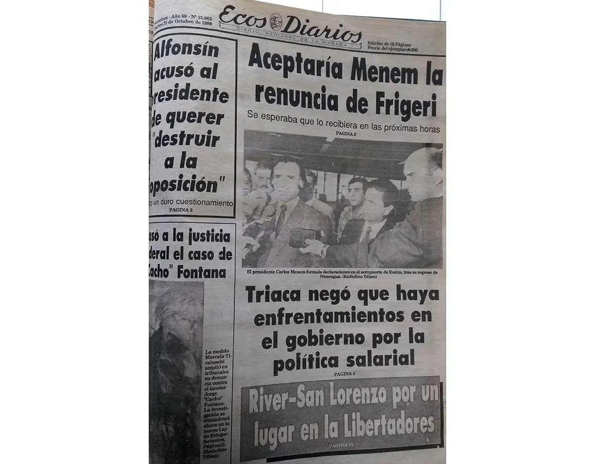 Martes 31 de octubre de 1989