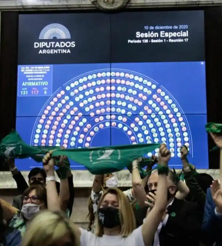 El aborto legal en la Argentina  tiene media sanción