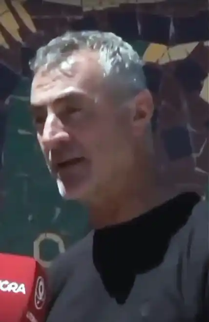 Néstor Medrano realizó mural en mosaiquismo sobre Maradona